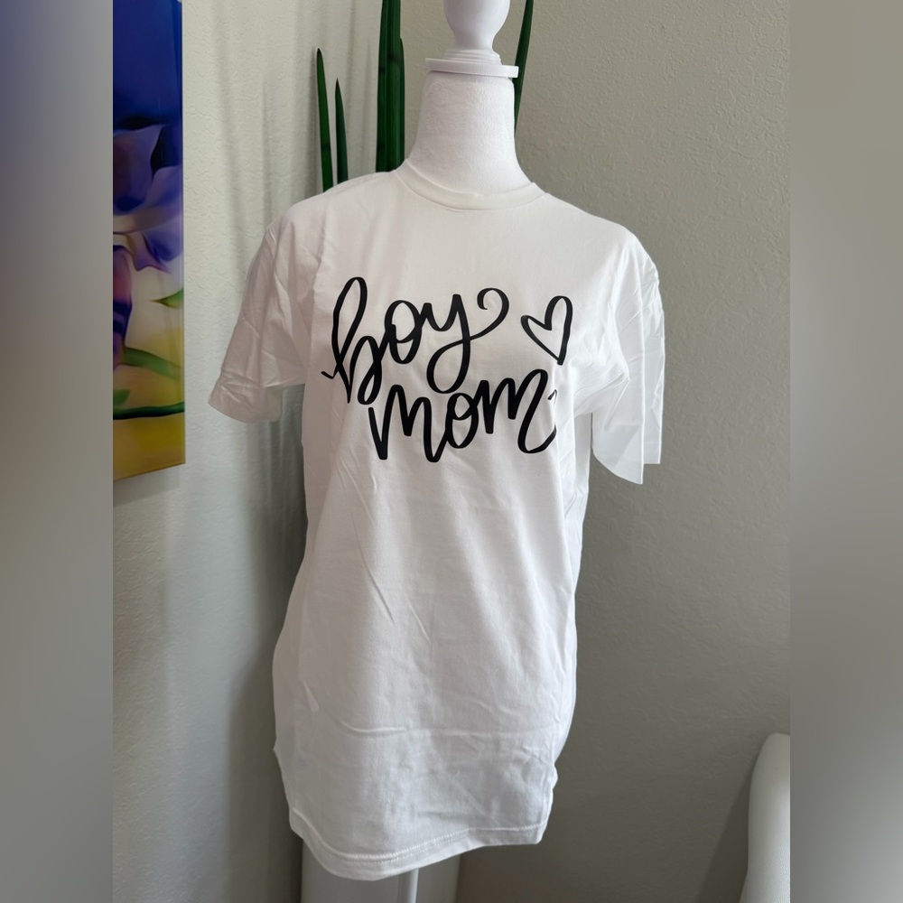 Next Level Apparel Women's Classic White Intimate Wear
Hand made 
boy Mom